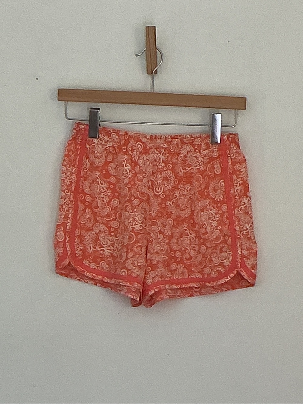 Women's Coral Paisley Lounge Shorts